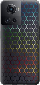Чехол Переливающиеся соты для OnePlus 10R