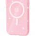 Чехол TPU Galaxy Sparkle (MagFit) для Apple iPhone 16 (6.1") (Pink+Glitter) в магазине vchehle.ua