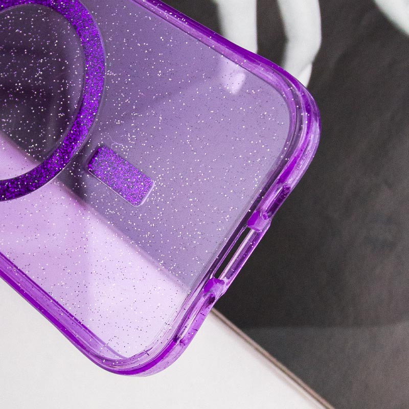 Купить Чехол TPU Radiance with Magnetic safe для Apple iPhone 15 (6.1") (Purple) на vchehle.ua