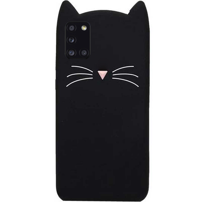 

Силіконова накладка 3D Cat на Samsung Galaxy A31 (Чорний) 905644