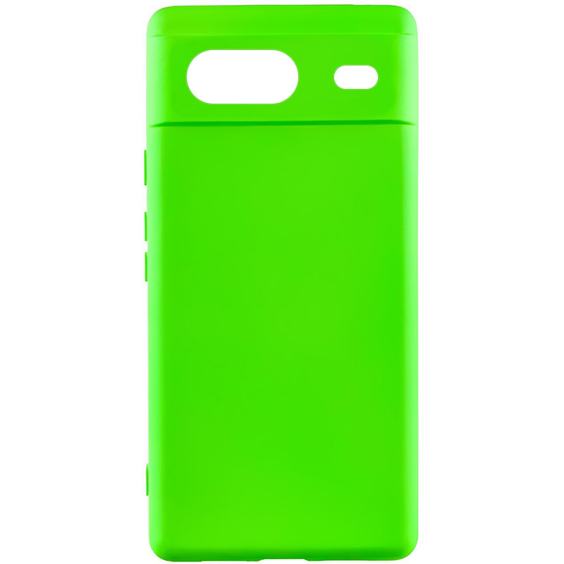 Чохол Silicone Cover Lakshmi (A) на Google Pixel 7 (Салатовий / Neon Green)