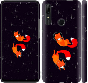 Чехол Лисички в космосе для Huawei P Smart Z