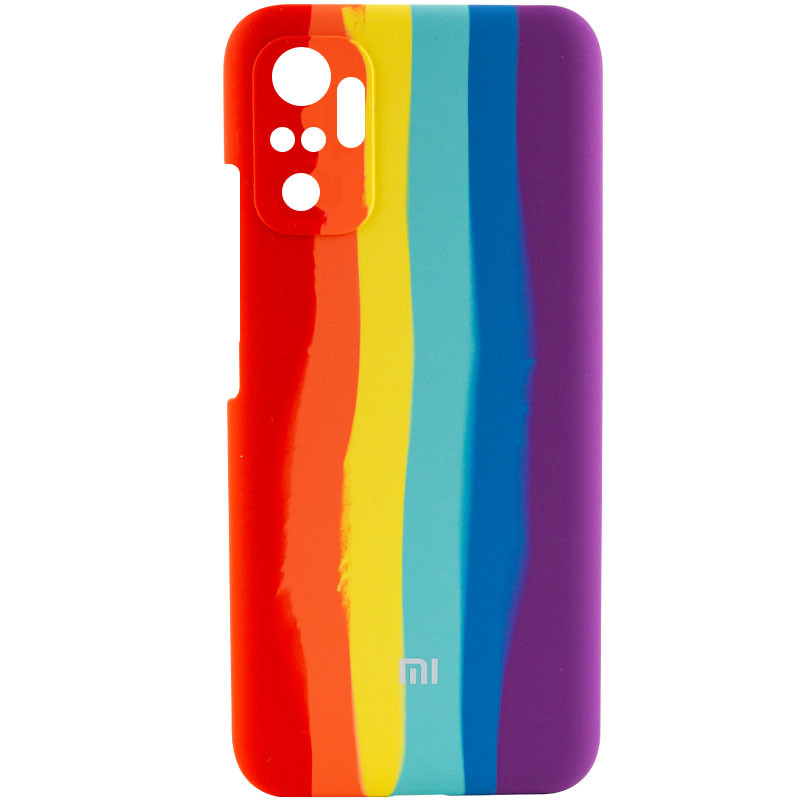 

Чехол Silicone Cover Full Rainbow для Xiaomi Redmi Note 10 Pro Max (Красный / Фиолетовый) 1167613