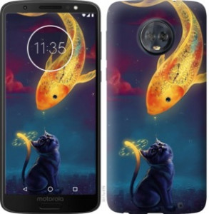 Чехол Кошкин сон для Motorola Moto G6 Plus