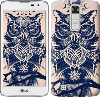

Чехол Узорчатая сова для LG K8 K350E 627434