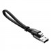 Замовити Дата кабель Baseus Nimble Portable USB to Lightning (23см) (CALMBJ-B01) (Чорний) на vchehle.ua