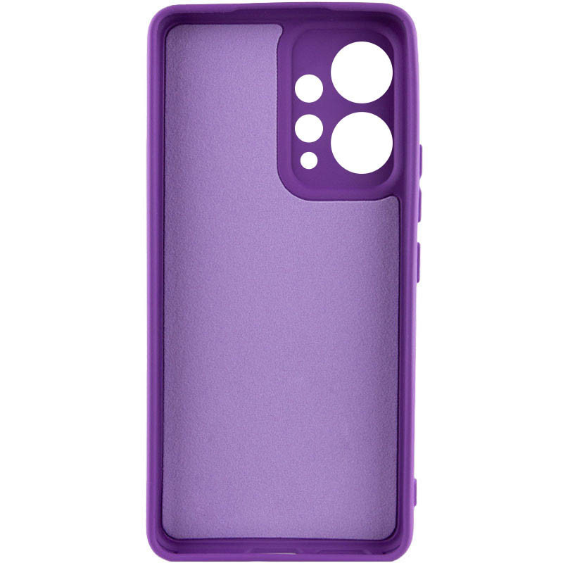 Фото Чохол TPU GETMAN Liquid Silk Full Camera на Xiaomi Redmi Note 12 4G (Фіолетовий / Purple) в маназині vchehle.ua