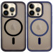 TPU+PC чехол Metal Buttons with Magnetic Safe для Apple iPhone 16 Pro (6.3")