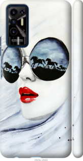 

Чехол Девушка акварелью для Tecno Pova 2 1396977
