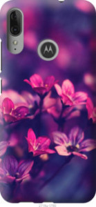 Чохол Пурпурні квіти на Motorola G8 Power
