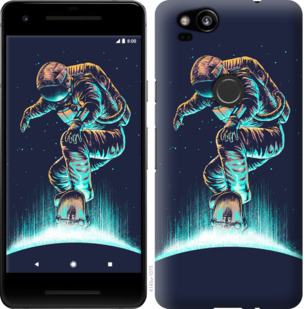 

Чохол Космонавт на скейтборді на Google Pixel 2 780230