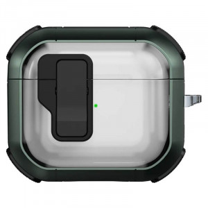 Футляр противоударный Locking Button для наушников Airpods 4