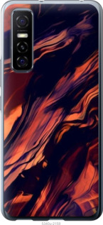 

Чехол Черно-оранжевая абстракция для Vivo Y73S 1404864
