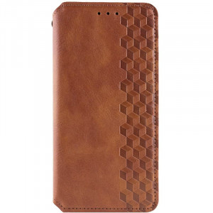 Шкіряний чохол-книжка GETMAN Cubic (PU) на Xiaomi Redmi Note 14 Pro 4G