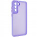 TPU+PC чохол Accent на Samsung Galaxy S21 FE (White / Purple)