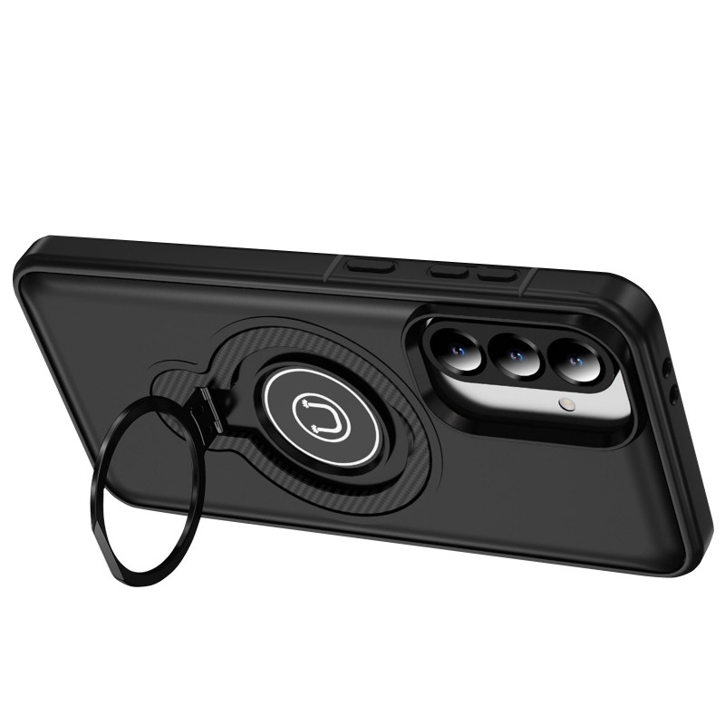 Фото TPU+Textured PC Magnet для Samsung Galaxy A36 5G (Black) на vchehle.ua