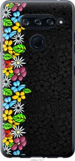 

Чохол квітковий орнамент на LG V40 ThinQ 694186