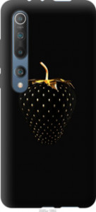 Чехол Черная клубника для Motorola One Macro