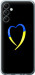 Чохол Жовто-блакитне серце на Samsung Galaxy M14 M146B