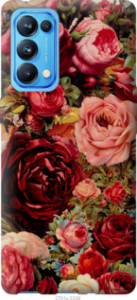 Чехол Цветущие розы для Oppo Reno5 Pro
