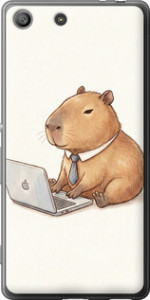 Чохол Funny Capybara CEO Working для Sony Xperia M5