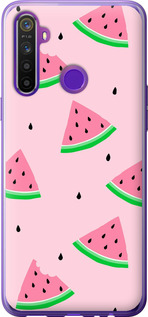 Чехол Розовый арбуз для Realme 5
