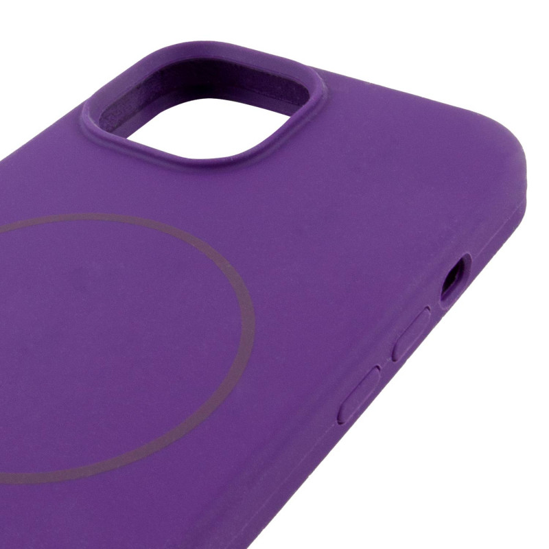 Чехол Silicone Case Full Protective (AA) NO LOGO with Magnetic Safe для Apple iPhone 11 Pro Max (6.5") (Фиолетовый / Amethyst) в магазине vchehle.ua