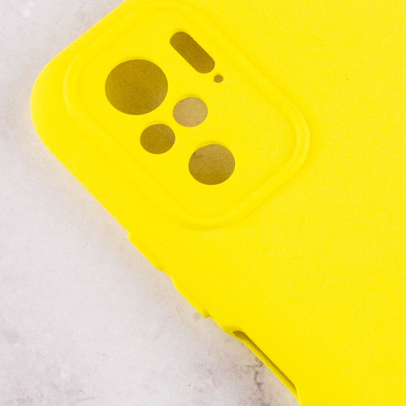Фото Чехол Silicone Cover Full Camera without Logo (A) для Xiaomi Redmi Note 10 / Note 10s (Желтый / Flash) в магазине vchehle.ua