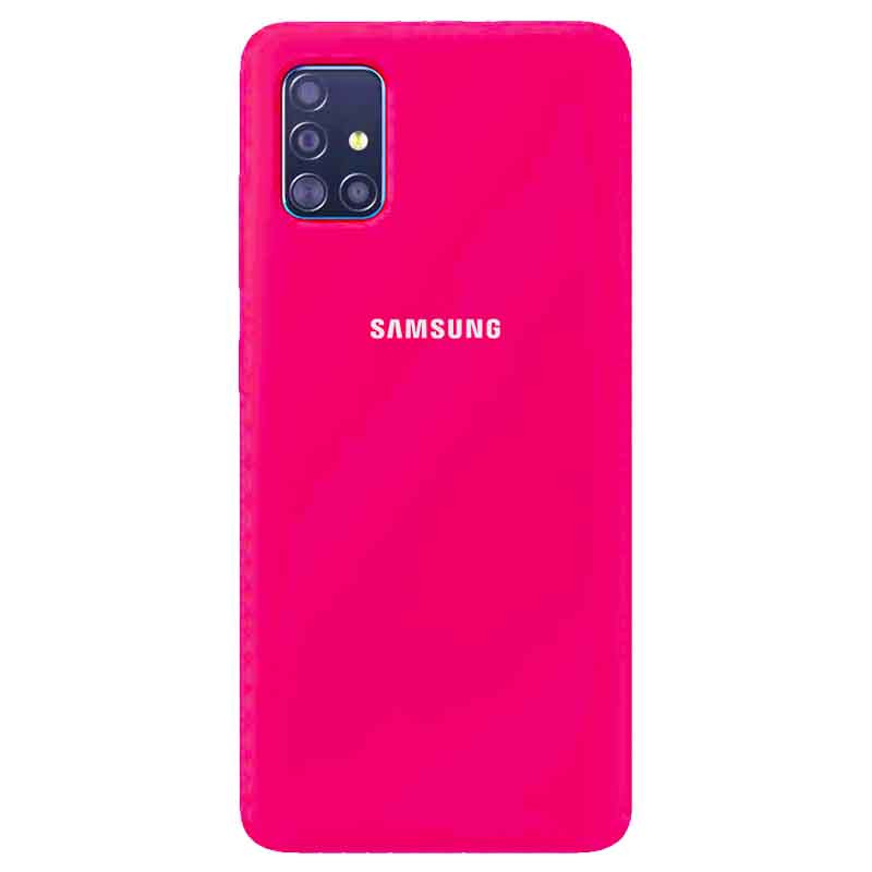 

Чохол Silicone Cover Full Protective (AA) на Samsung Galaxy A51 (Рожевий / Barbie pink) 1096869