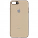 TPU чехол Matte LOGO для Apple iPhone 7 plus / 8 plus (5.5") (Золотой / Gold)