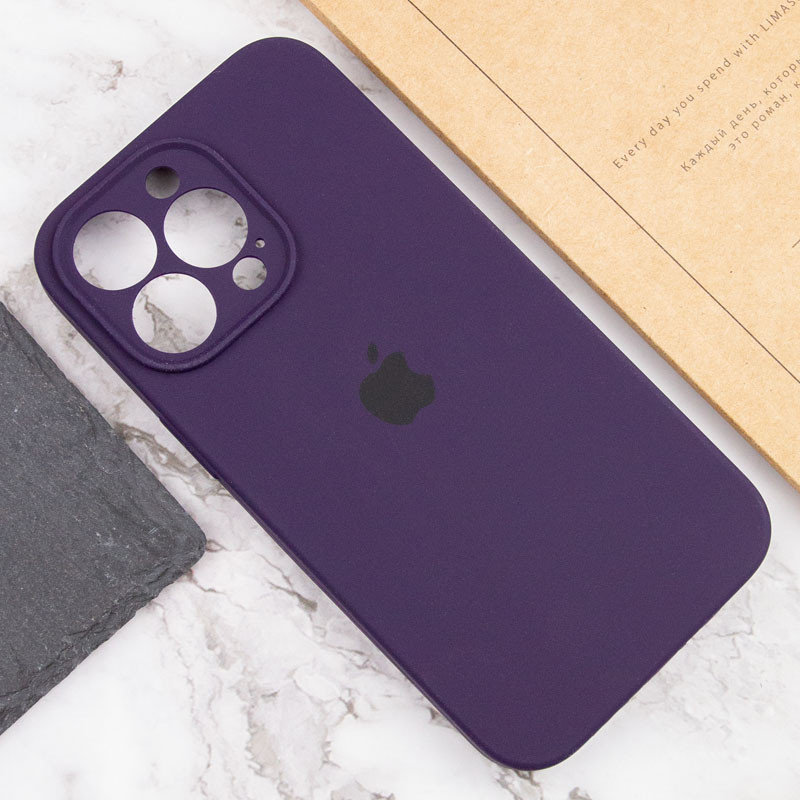 Купити Чохол Silicone Case Full Camera Protective (AA) на Apple iPhone 15 Pro (6.1") (Фіолетовий / Elderberry) на vchehle.ua