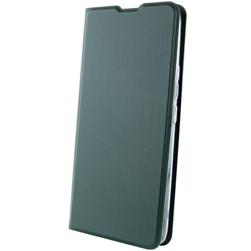 Фото Шкіряний чохол-книжка GETMAN Elegant (PU) на Xiaomi Redmi 12 (Зелений) на vchehle.ua