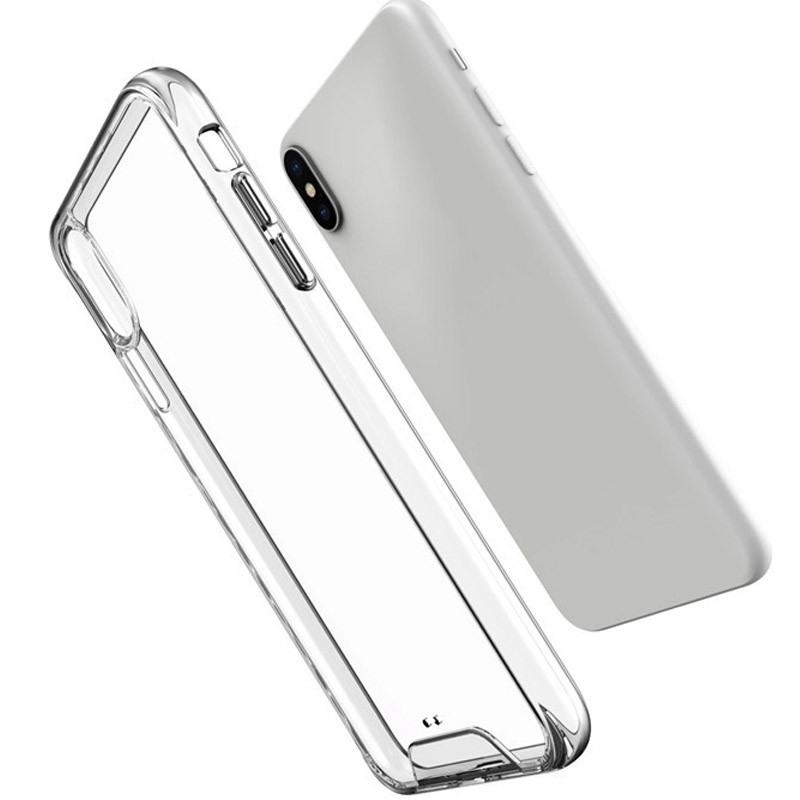 Фото Чохол TPU Space Case transparent на Apple iPhone X / XS (5.8") (Прозорий) в маназині vchehle.ua