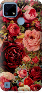 Чехол Цветущие розы для Realme C21
