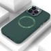 Фото TPU чехол Bonbon Metal Style with Magnetic safe для Apple iPhone 14 Pro Max (6.7") (Зеленый / Army Green) на vchehle.ua