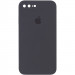 Чехол Silicone Case Square Full Camera Protective (AA) для Apple iPhone 7 plus / 8 plus (5.5") (Серый / Dark Gray)