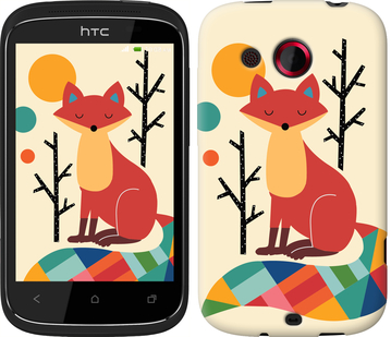

Чехол Rainbow fox для HTC Desire C A320e 576859