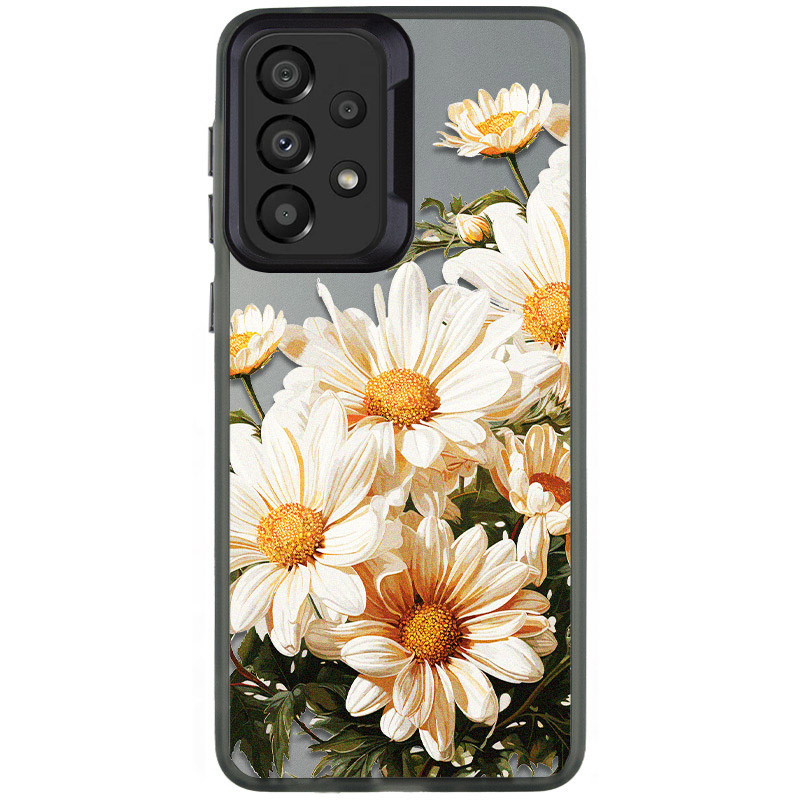 TPU+PC чохол TakiTaki Magic glow на Samsung Galaxy A73 5G (Chamomile / Black)