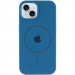 Фото Чохол Silicone Case Full Protective (AA) with Magnetic Safe на Apple iPhone 15 (6.1") (Синій / Denim Blue) на vchehle.ua