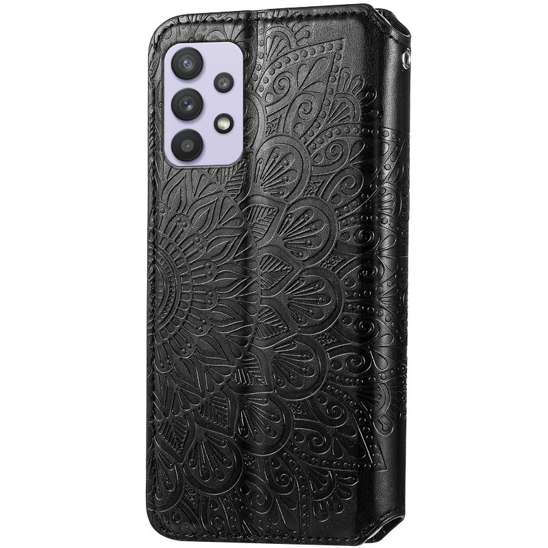 

Кожаный чехол книжка GETMAN Mandala (PU) для Samsung Galaxy A32 4G (Черный) 1126195