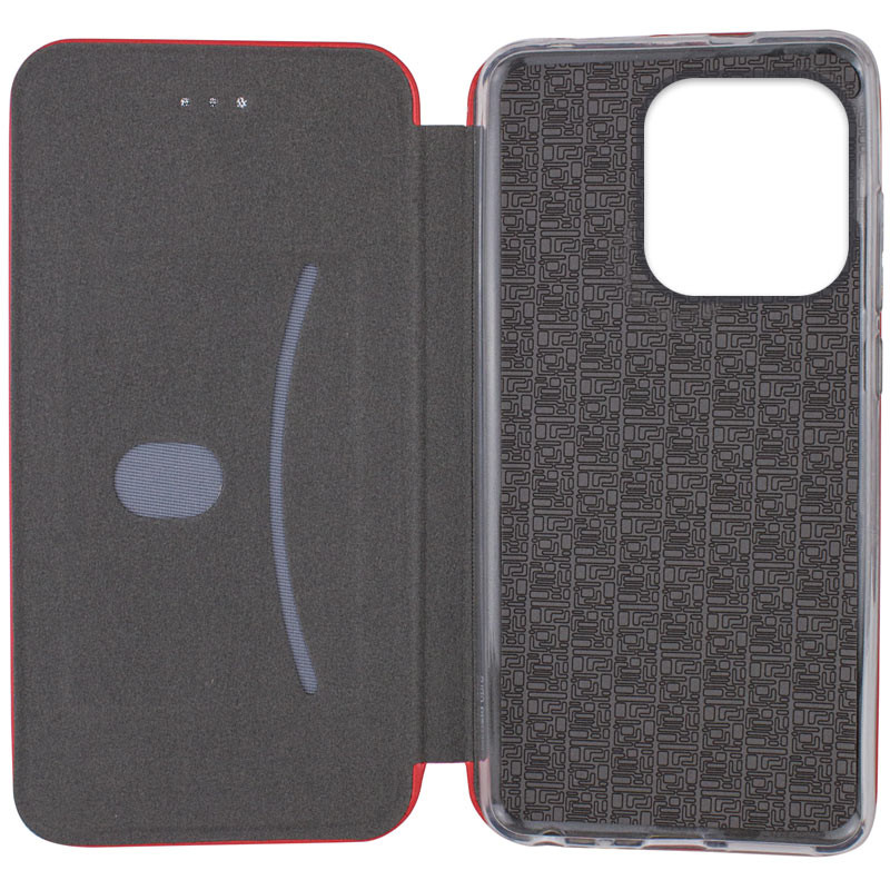 Фото Кожаный чехол-книжка Classy для Xiaomi Redmi Note 14 4G (Europe version) (Красный) в магазине vchehle.ua