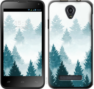 

Чохол Акварельні Ялинки на Fly IQ4415 862970