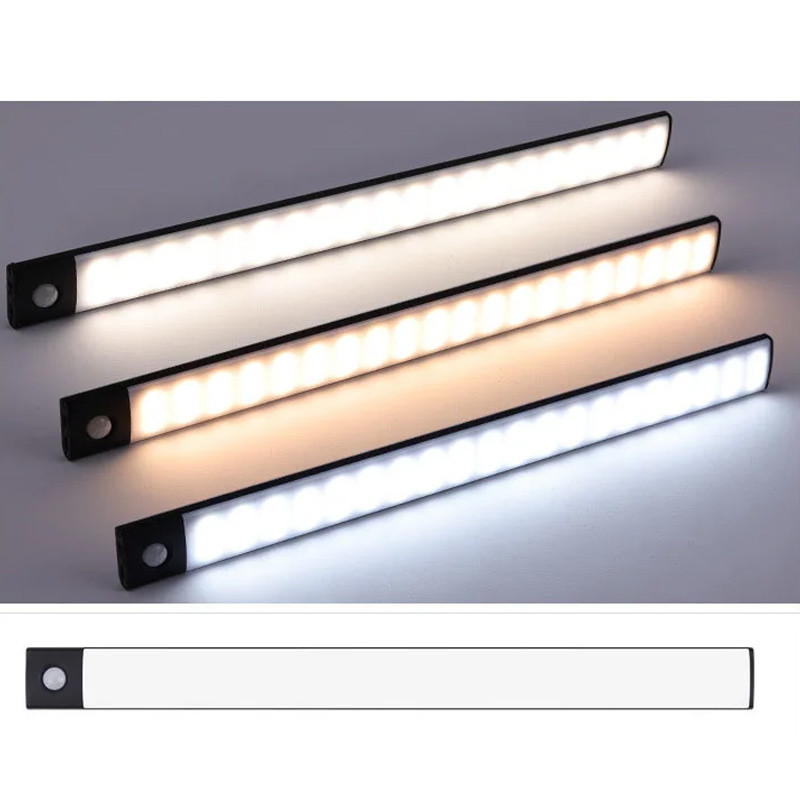 Фото Сенсорний світильник LED з датчиком руху MZ-L1803 (35*11,5*600mm) (Black) на vchehle.ua