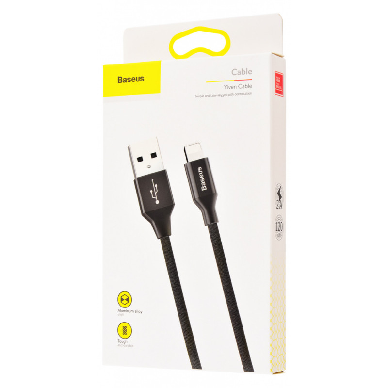 

Дата кабель Baseus Yiven Lightning Cable 2A (1.2m) (CALYW) (Черный) 614800