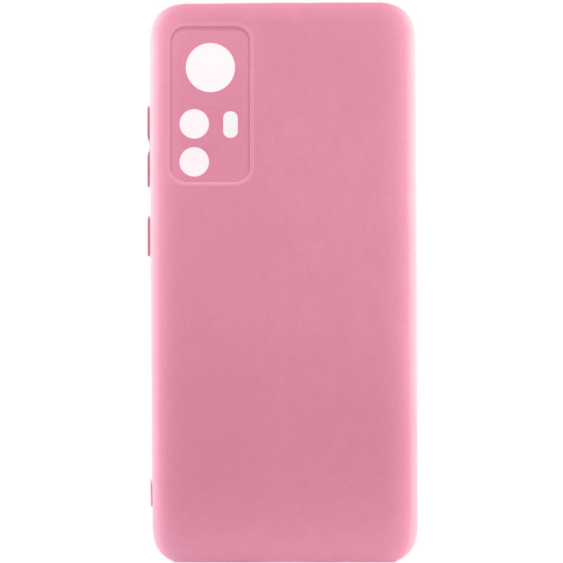 Чехол Silicone Cover Lakshmi Full Camera (AA) для Xiaomi 12T / 12T Pro (Розовый / Pink)