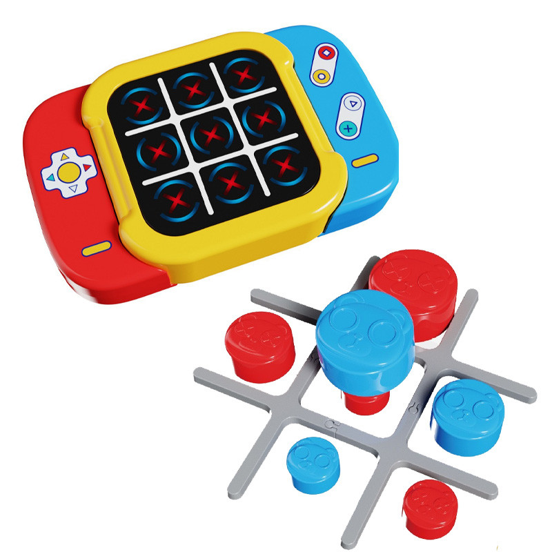Портативна інтерактивна гра Ummi ME-252 2in1 Electronic Tic-Tac-Toe (Yellow)