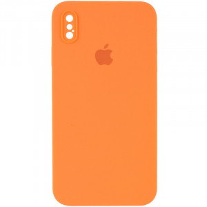 Чехол Silicone Case Square Full Camera Protective (AA) для Apple iPhone XS Max (6.5")