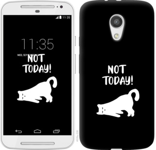 

Чехол Уставший кот для Motorola Moto G2 874584