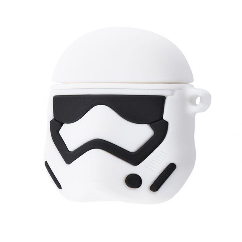 Силіконовий футляр Star Wars Force для навушників AirPods + карабін (Stormtrooper)