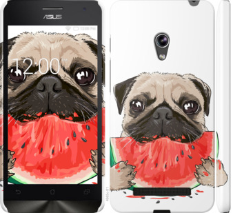 

Чехол Мопс и арбуз для Asus Zenfone 5 843949